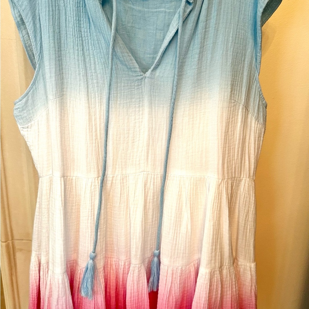 Karlie Light Blue Sleeveless Dress